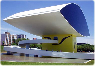 Museu Oscar Niemeyer em Curitiba Paraná