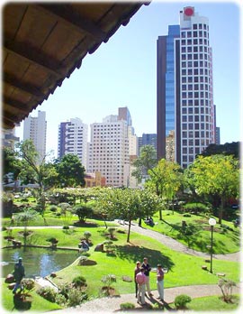 Praça do Japão, em Curitiba, Paraná.