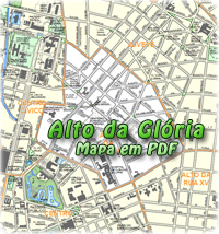 Mapa Alto da Glora