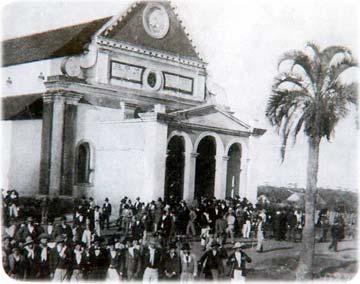 Igreja São José, em Santa Felicidade, em 1891